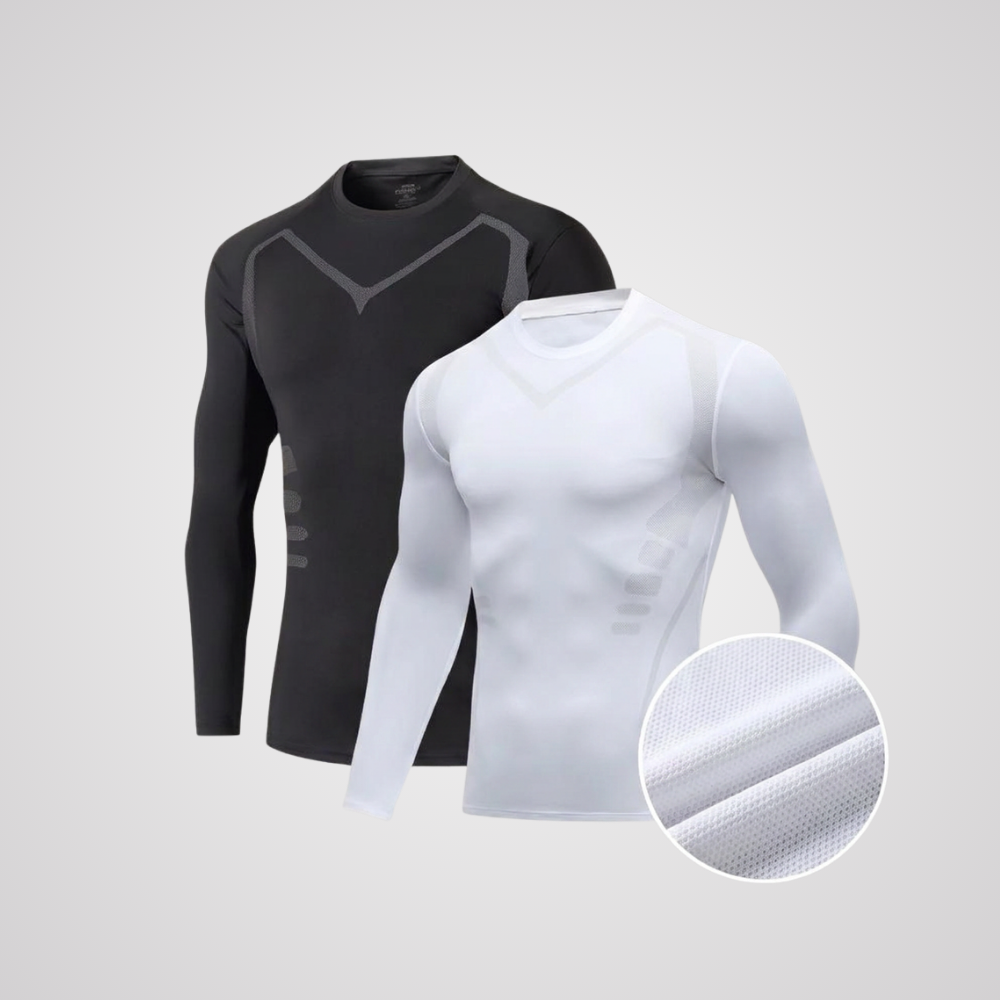 T-shirt à manches longues Sculptant - FormCut™