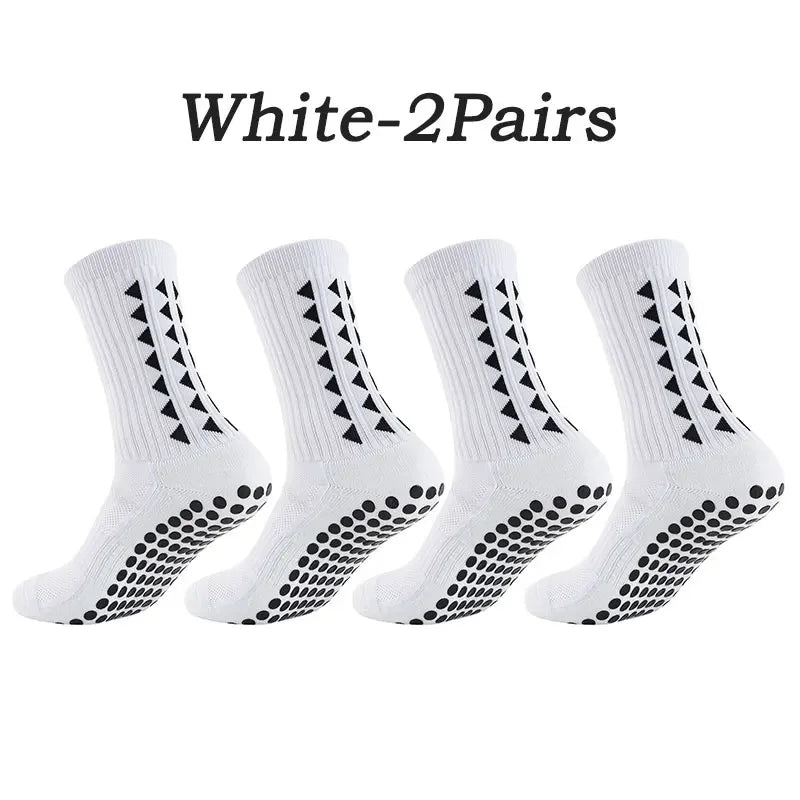 1-10 Pairs men women football grip socks towel bottom sport socks rugby soccer cycling running Exercise athletic socks