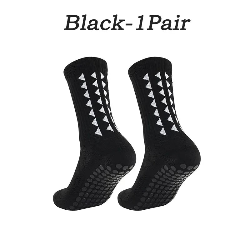 1-10 Pairs men women football grip socks towel bottom sport socks rugby soccer cycling running Exercise athletic socks