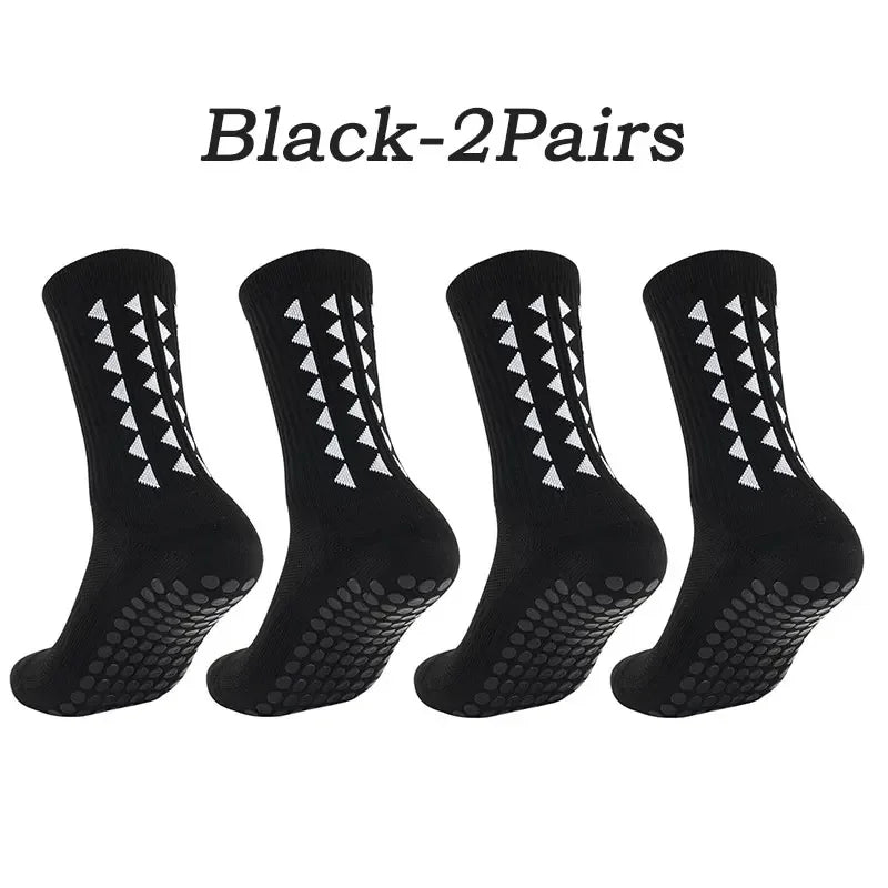 1-10 Pairs men women football grip socks towel bottom sport socks rugby soccer cycling running Exercise athletic socks