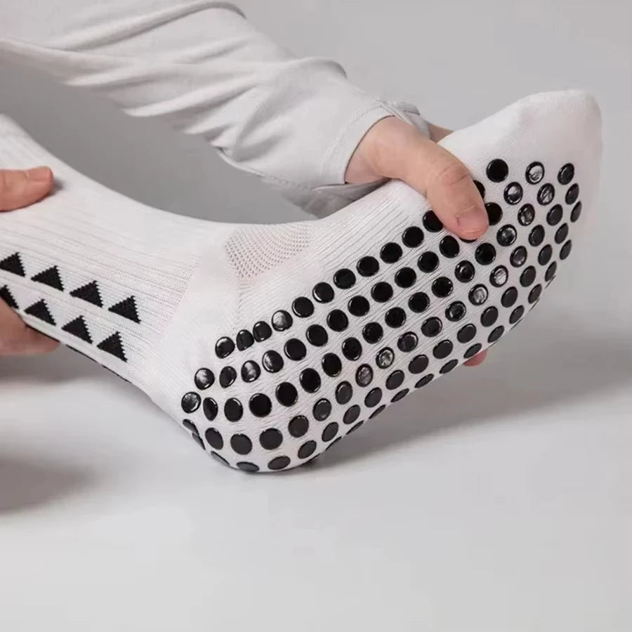 1-10 Pairs men women football grip socks towel bottom sport socks rugby soccer cycling running Exercise athletic socks