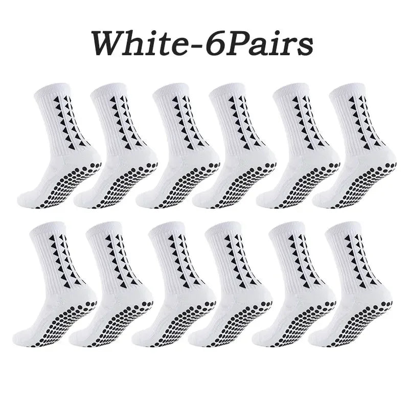 1-10 Pairs men women football grip socks towel bottom sport socks rugby soccer cycling running Exercise athletic socks