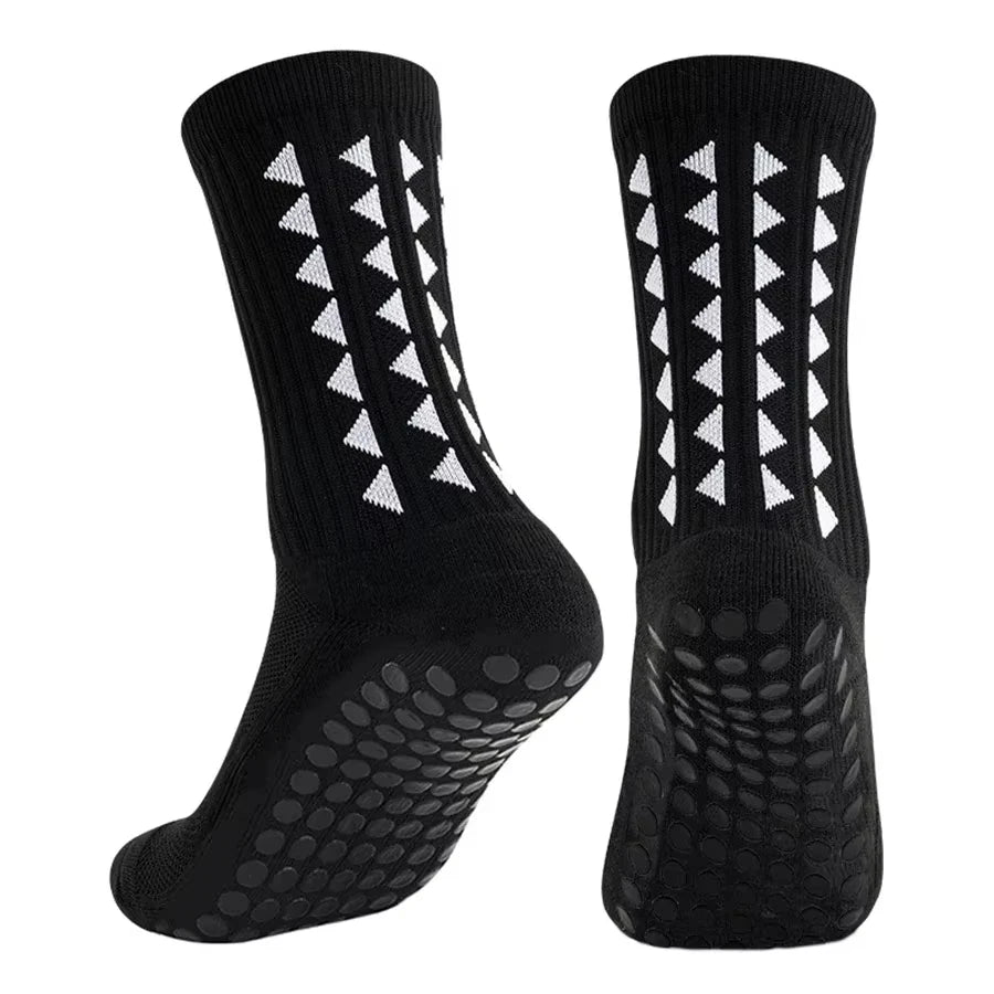 1-10 Pairs men women football grip socks towel bottom sport socks rugby soccer cycling running Exercise athletic socks