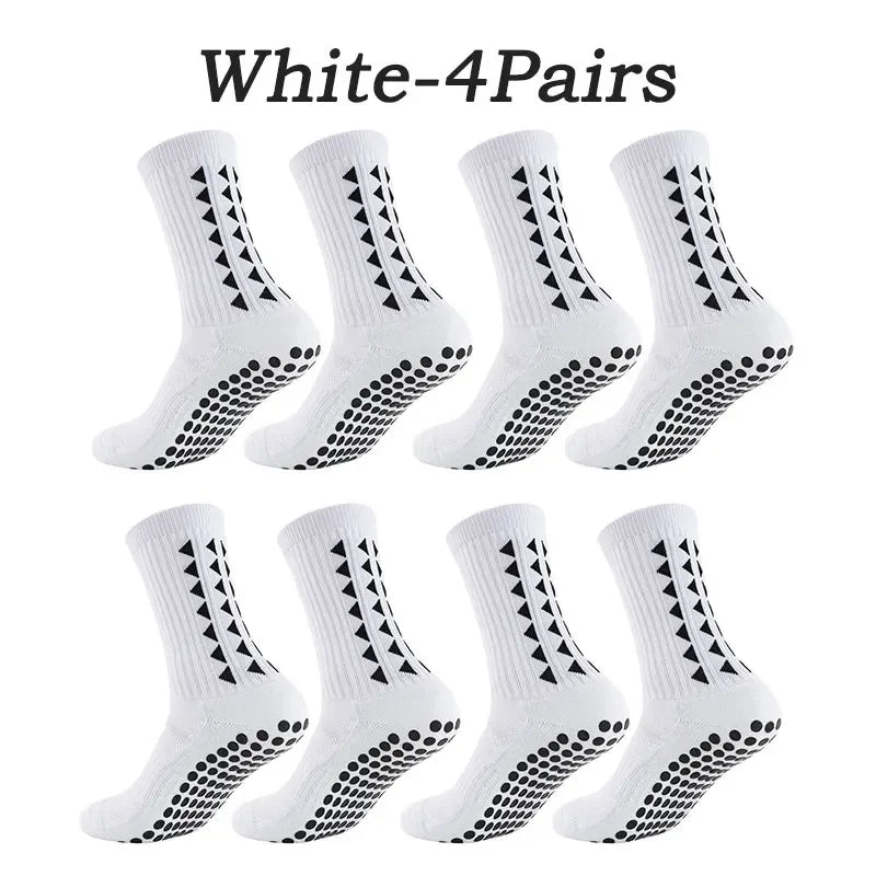 1-10 Pairs men women football grip socks towel bottom sport socks rugby soccer cycling running Exercise athletic socks
