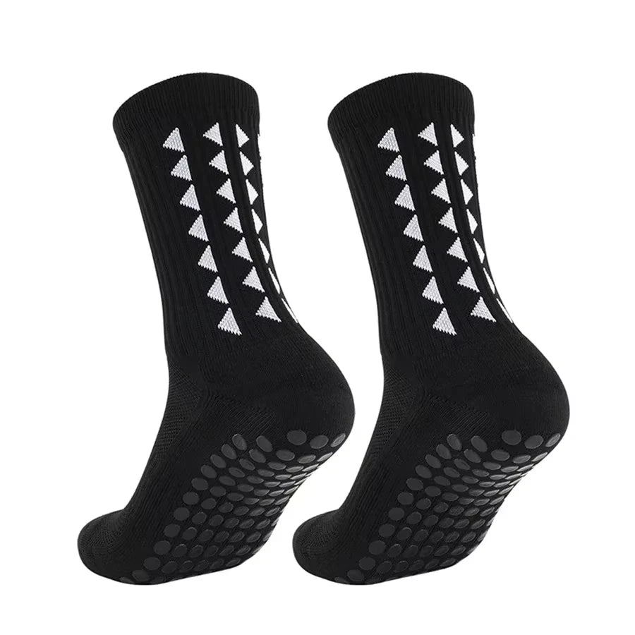 1-10 Pairs men women football grip socks towel bottom sport socks rugby soccer cycling running Exercise athletic socks